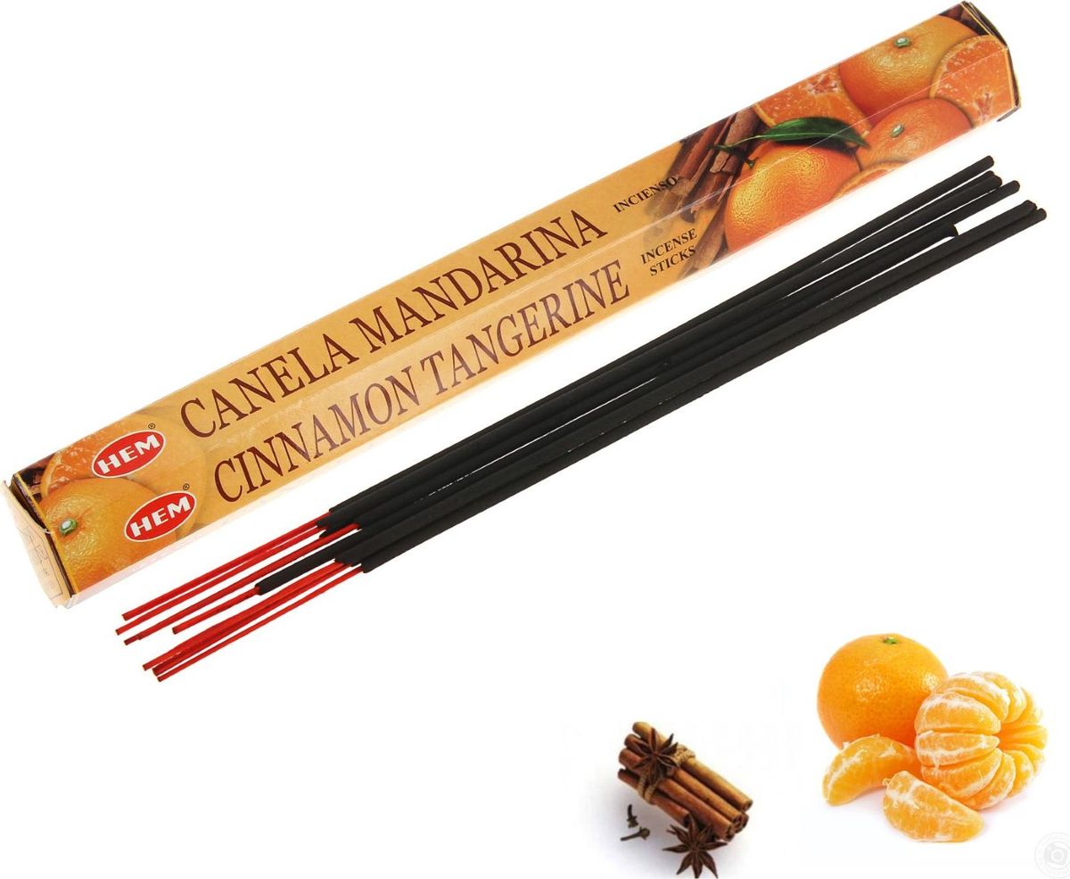 фото Благовония HEM "Cinnamon Tangerine" (Корица, мандарин), 20 палочек