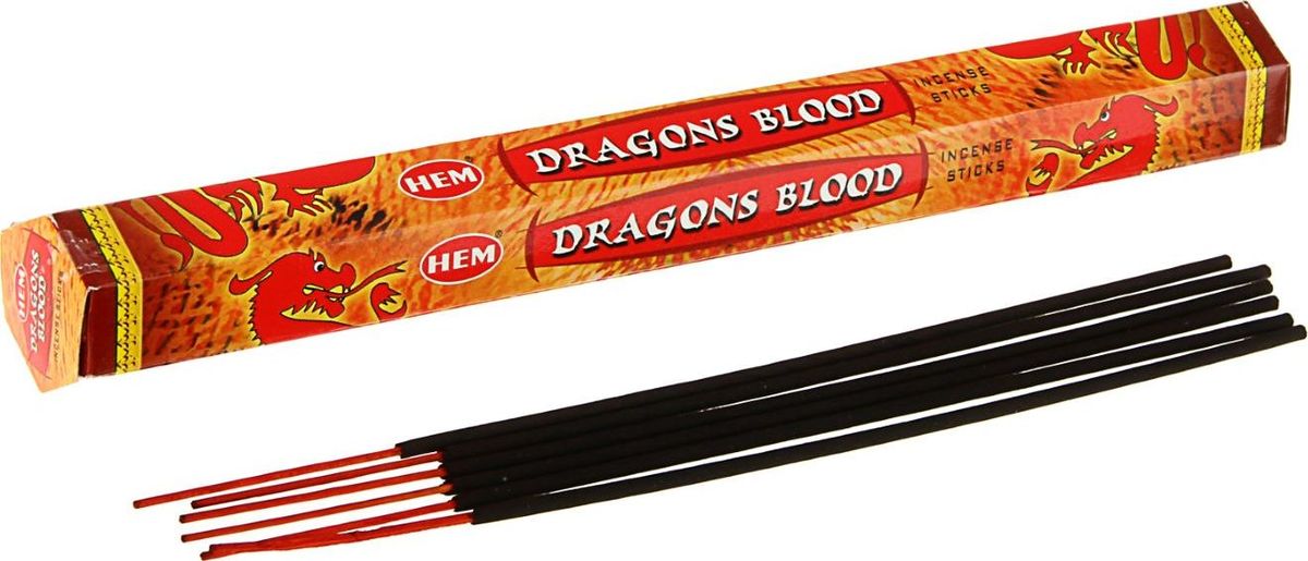 фото Благовония HEM "Dragon Blood" (Кровь Дракона), 20 палочек