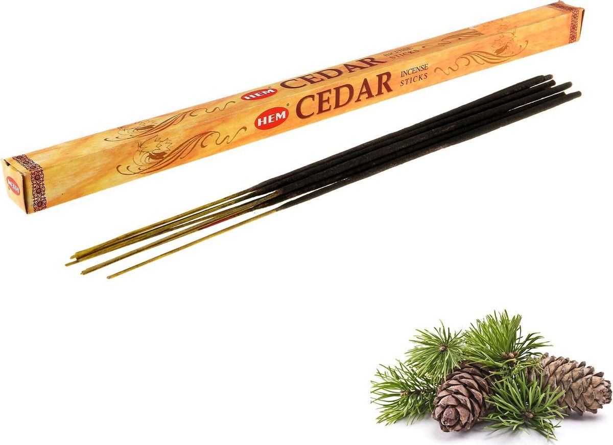 фото Благовония HEM "Cedar" (Кедр), 8 палочек