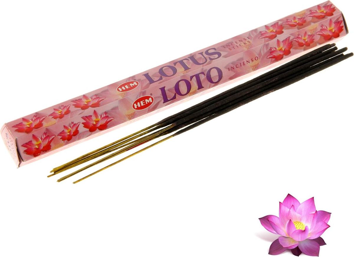 фото Благовония HEM "Lotus" (Лотос), 20 палочек