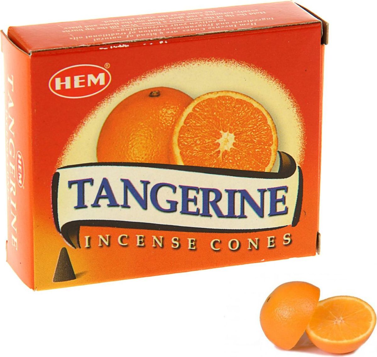 фото Благовония HEM "Tangerine" (Мандарин), 10 конусов