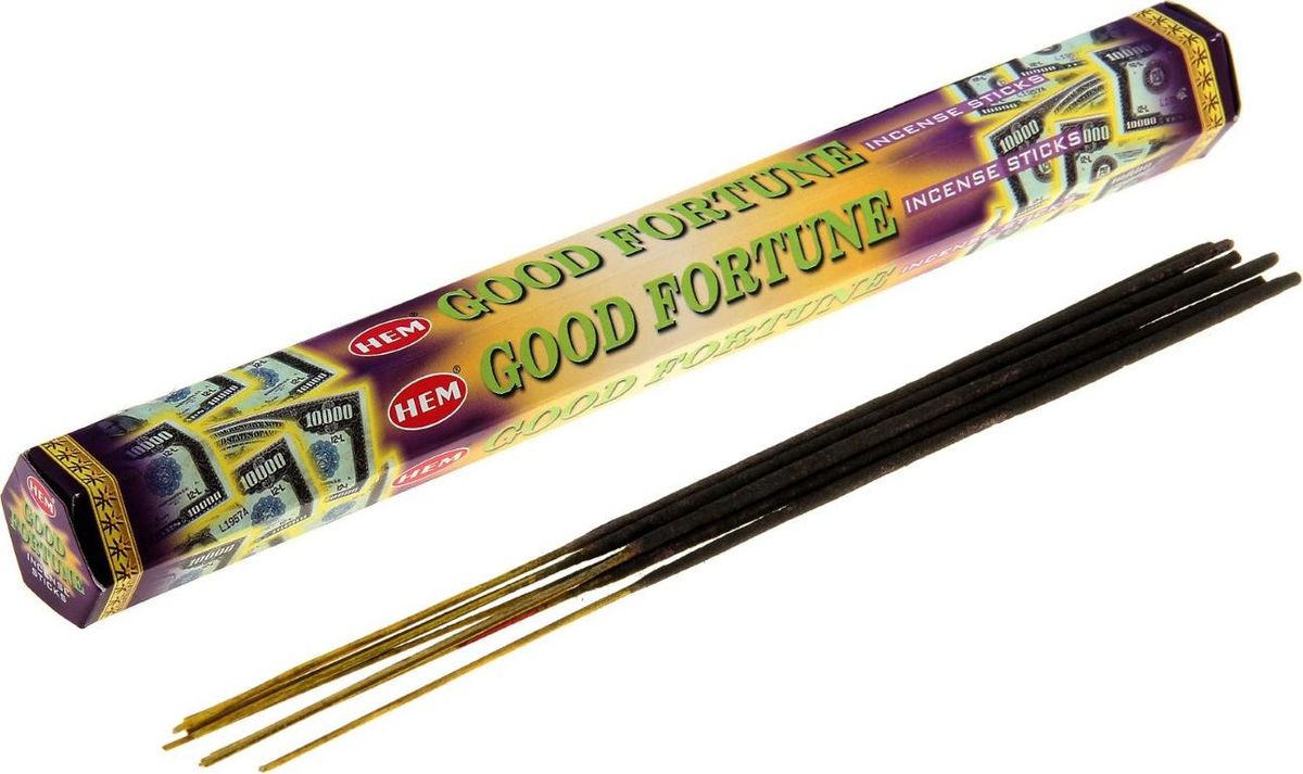 фото Благовония HEM "Good Fortune" (Пожеланье успехов), 20 палочек