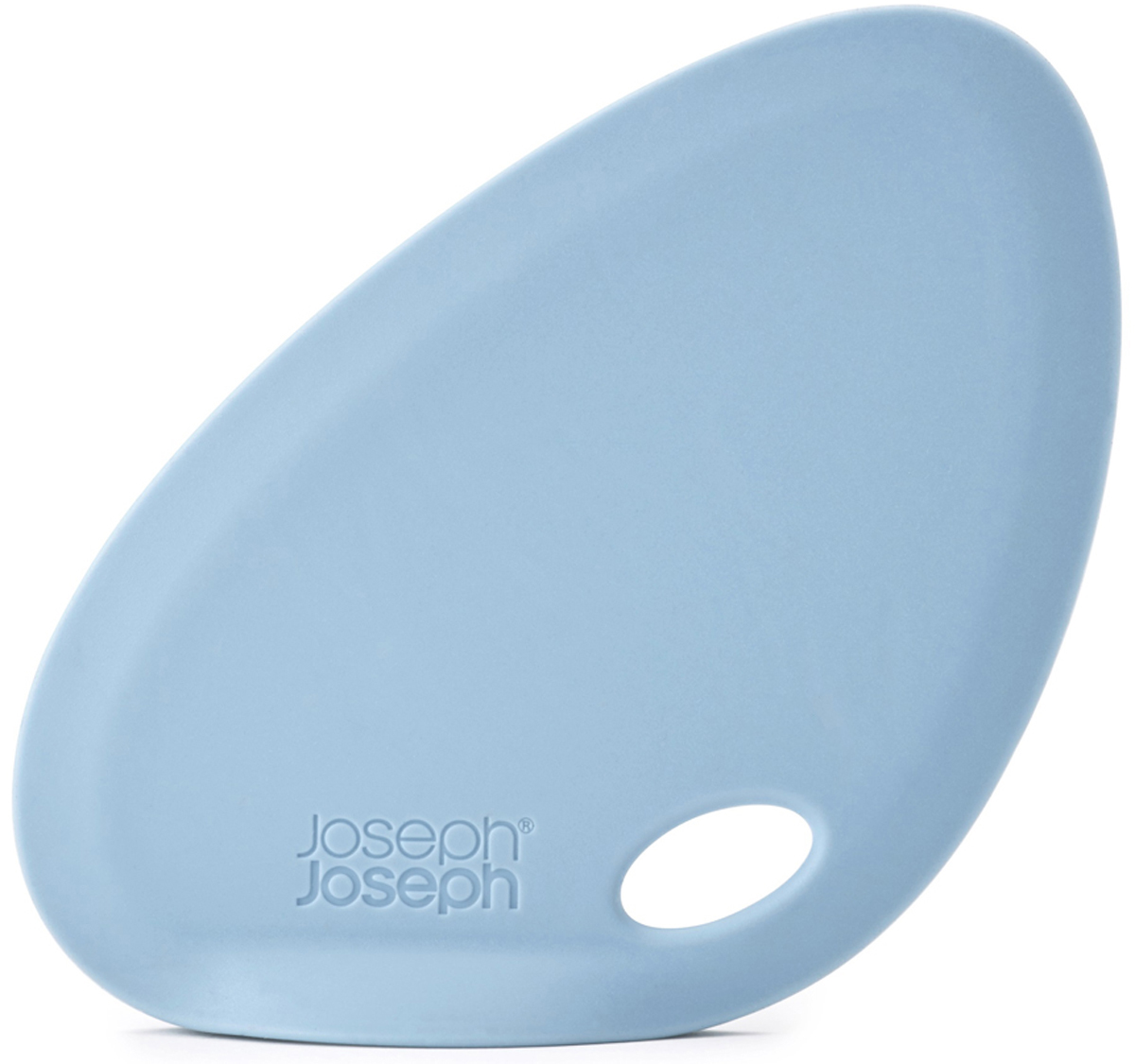 фото Скребок для миски Joseph Joseph "Fin", силиконовый, цвет: голубой