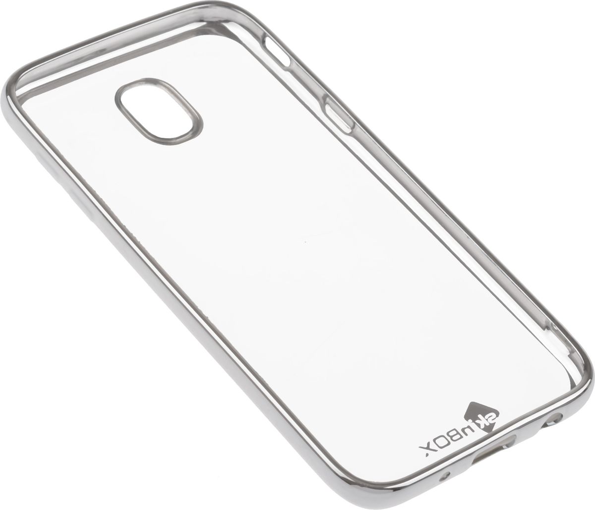 фото Skinbox 4People Silicone Chrome Border чехол-накладка для Samsung Galaxy J5 (2017), Silver