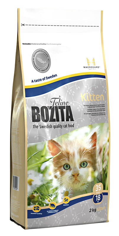 фото Корм сухой Bozita "Feline Kitten", для котят, беременных и кормящих кошек, 2 кг
