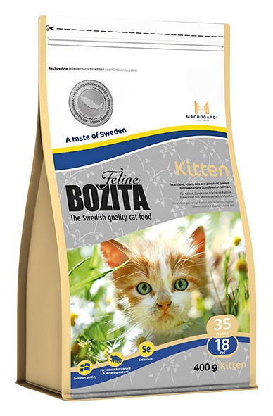 фото Корм сухой Bozita "Feline Kitten", для котят, беременных и кормящих кошек, 400 г