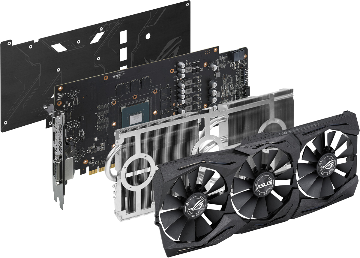 фото Видеокарта ASUS ROG Strix GeForce GTX 1060 6GB, STRIX-GTX1060-6G-GAMING