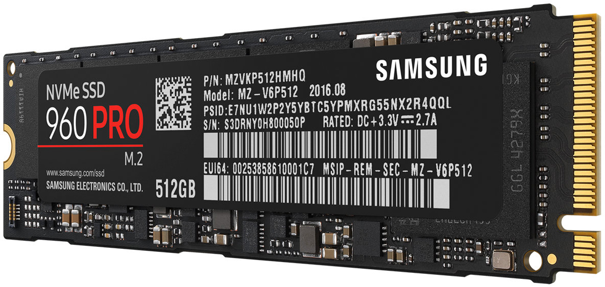 фото Samsung 960 PRO 512GB SSD-накопитель (MZ-V6P512BW)