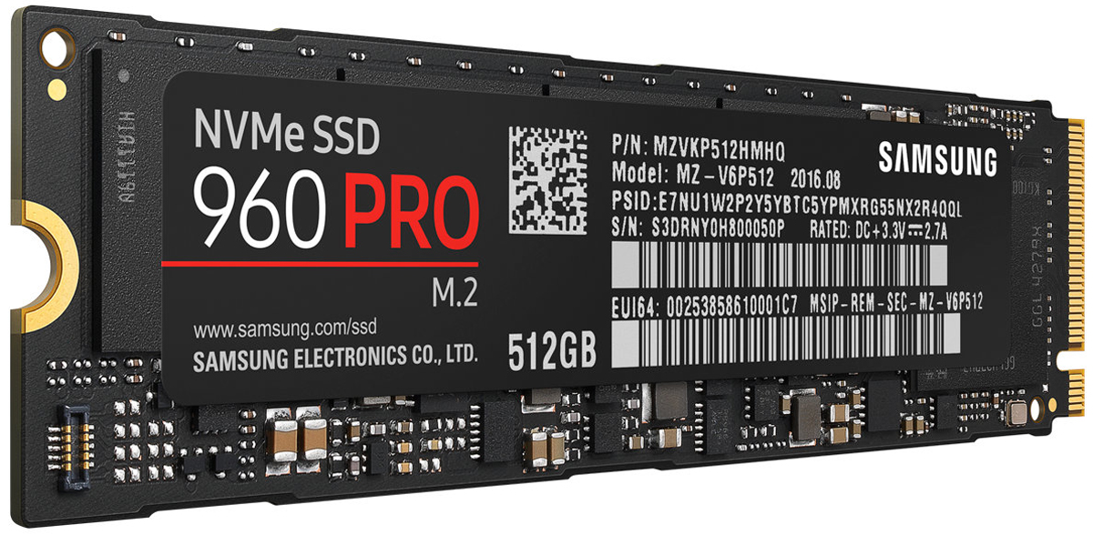 фото Samsung 960 PRO 512GB SSD-накопитель (MZ-V6P512BW)