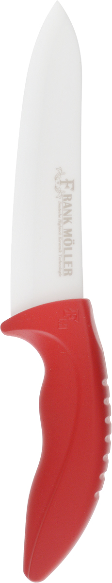 фото Нож поварской Frank Moller "Sabina", цвет: красный, белый, длина лезвия 15 см