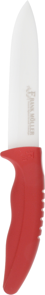 фото Нож универсальный Frank Moller "Sabina", цвет: красный, белый, длина лезвия 12,5 см