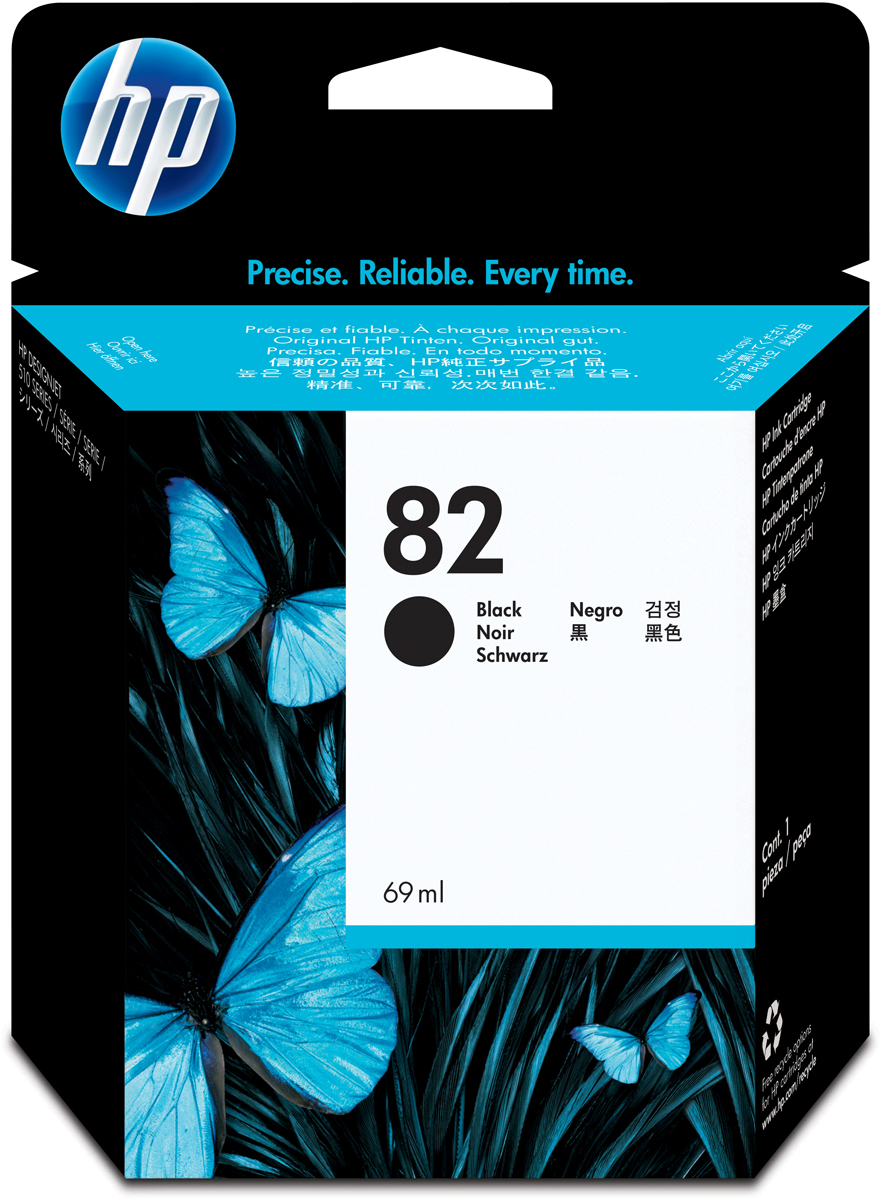 фото Картридж HP 82 для Designjet 111/510, black