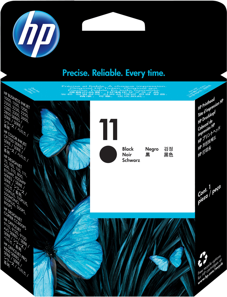 Печатающая головка HP 11 для DesignJet 111/510/ DJ 2200/2250, black