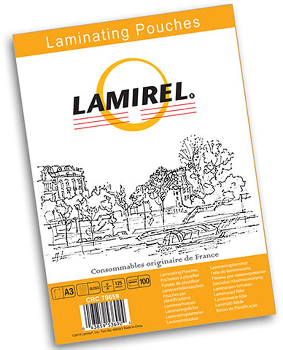 Lamirel А3 LA-78659 пленка для ламинирования, 125 мкм (100 шт) Lamirel А3 LA-78659 пленка для ламинирования, 125 мкм (100 шт)