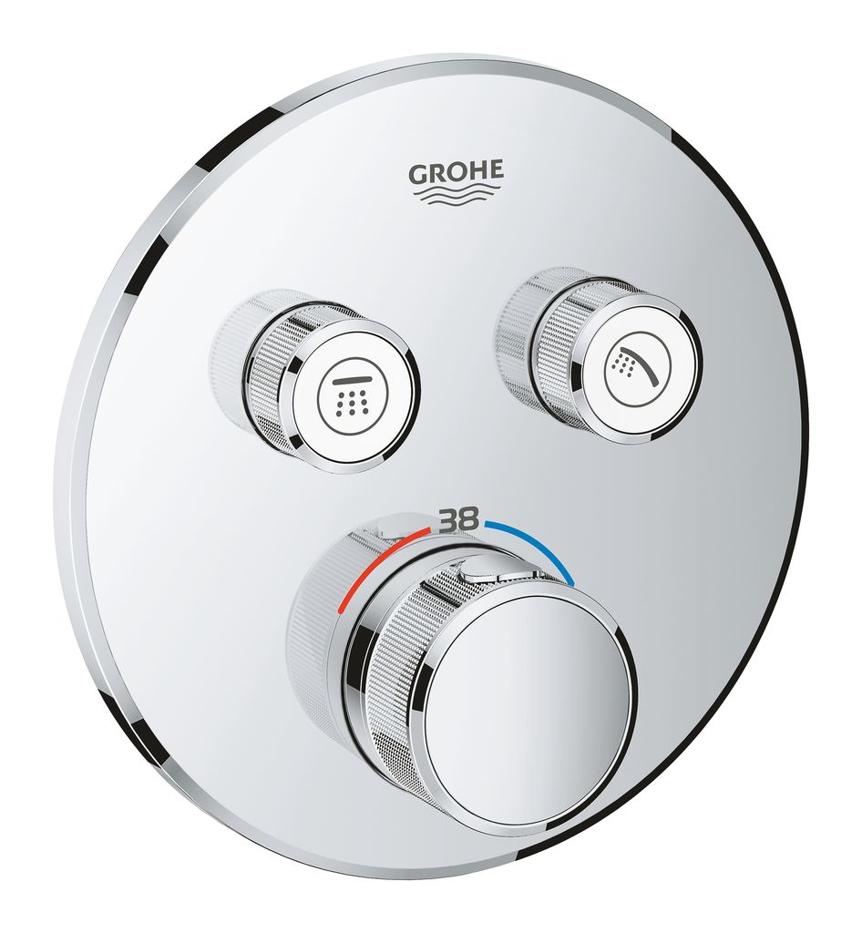 фото Внешняя часть термостата Grohe "Grohtherm SmartControl". 29119000