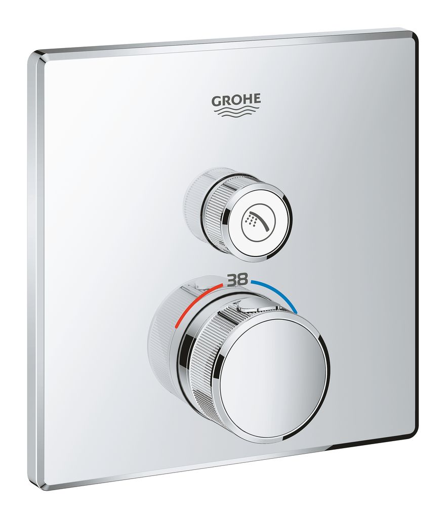 фото Внешняя часть термостата Grohe "Grohtherm SmartControl". 29123000