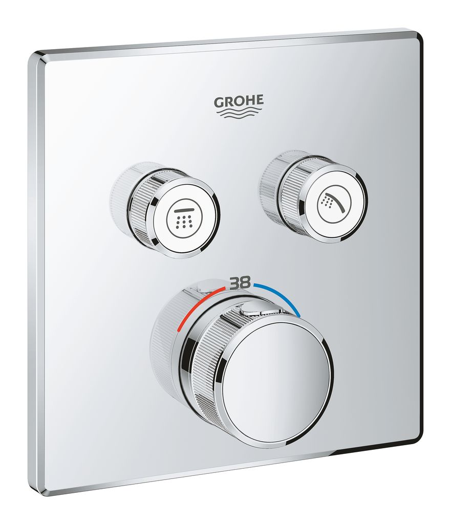 фото Внешняя часть термостата Grohe "Grohtherm SmartControl". 29124000