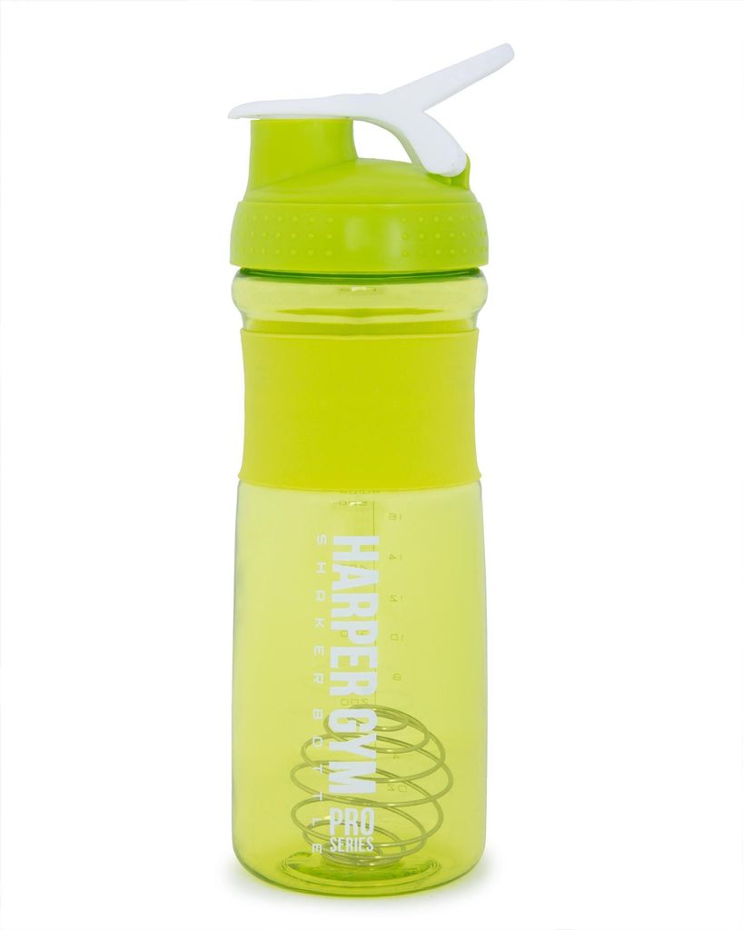 фото Шейкер Harper Gym "Shaker Bottle", с венчиком, цвет: лайм, 700 мл