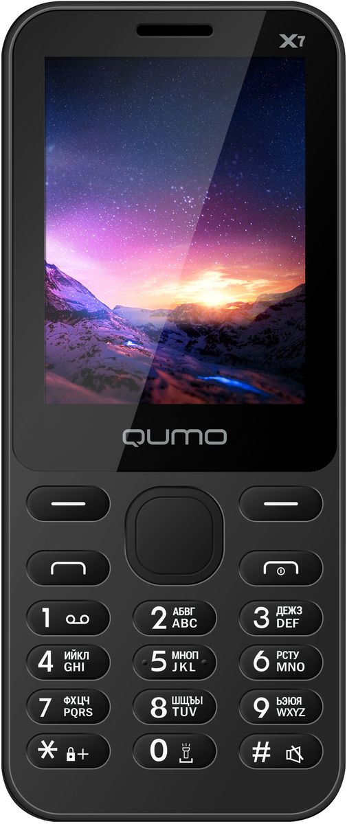 фото Мобильный телефон Qumo Push X7, черный