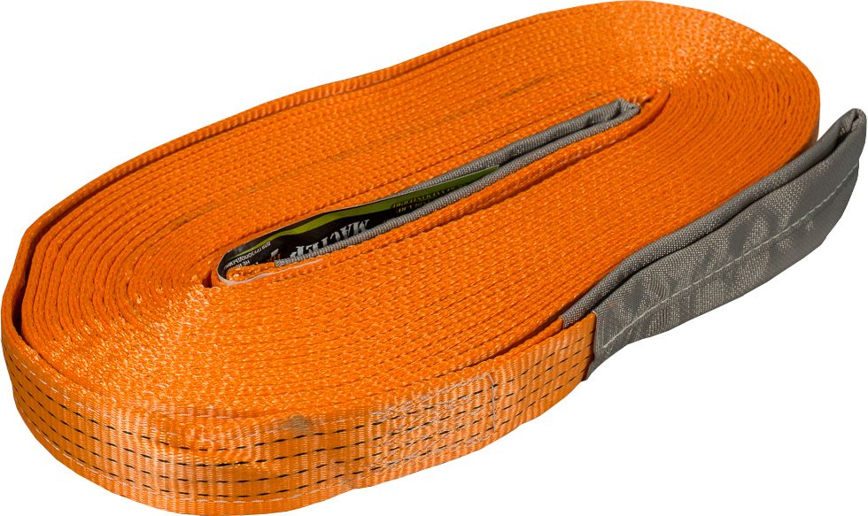 фото Удлинитель лебедочного троса "KennyМастер", цвет: оранжевый, 10 т, 15 м