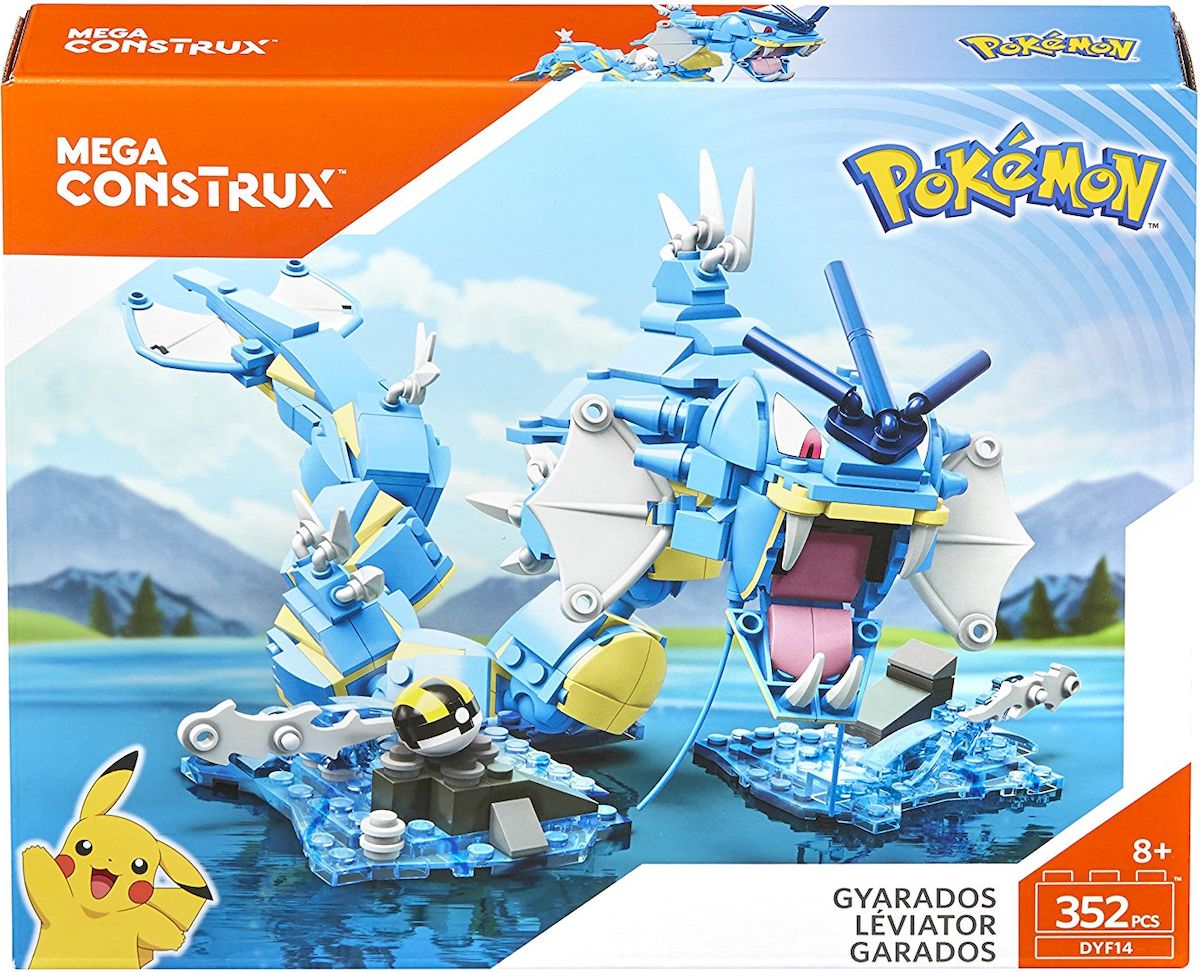 mega construx pokemon gyarados construction set