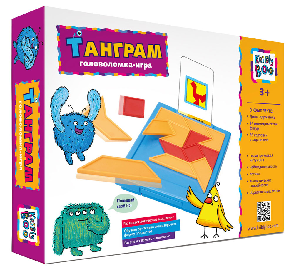 Характеристики Kribly Boo Головоломка Танграм, подробное описание ...