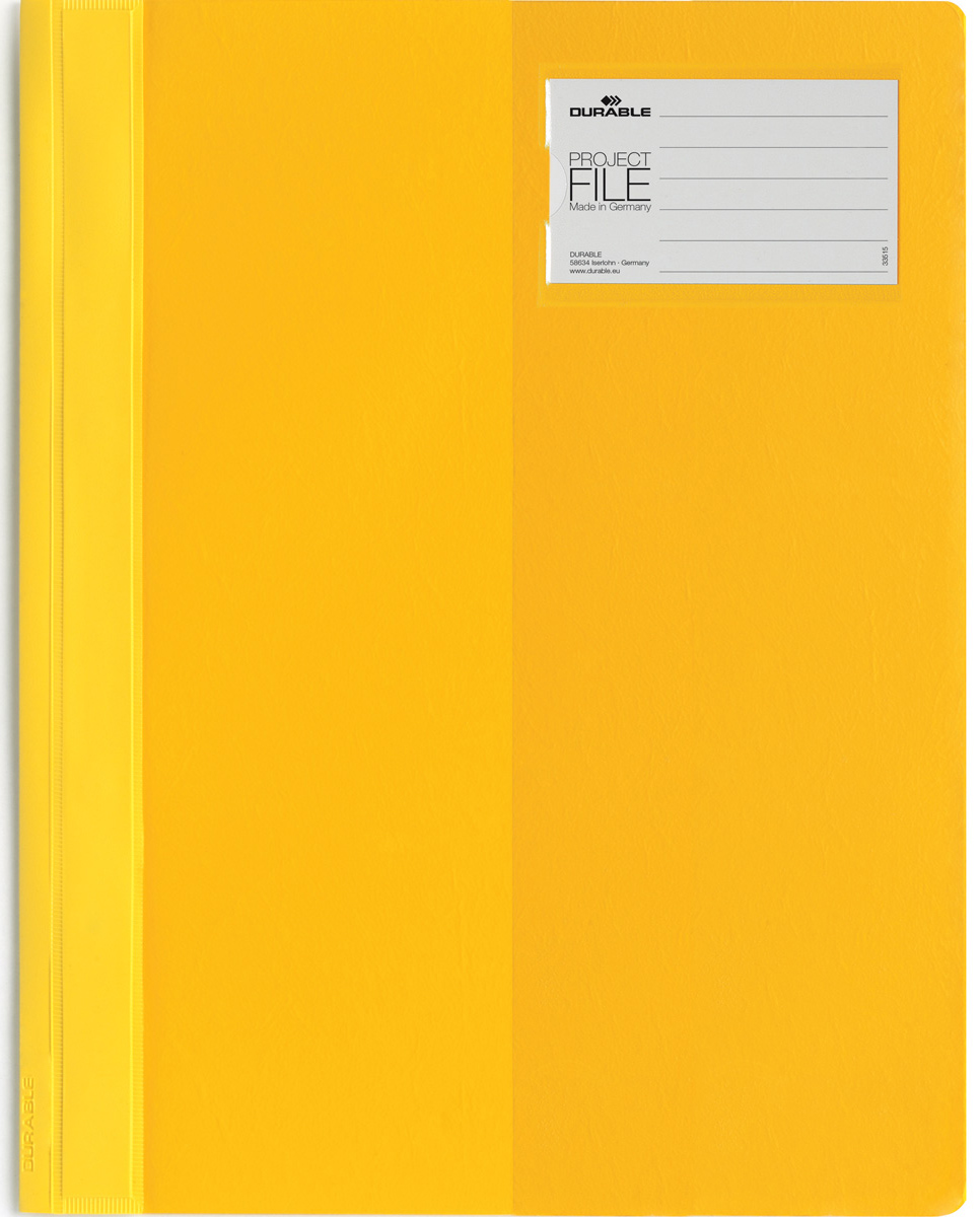Durable Папка-скоросшиватель для проектов Project File цвет желтый