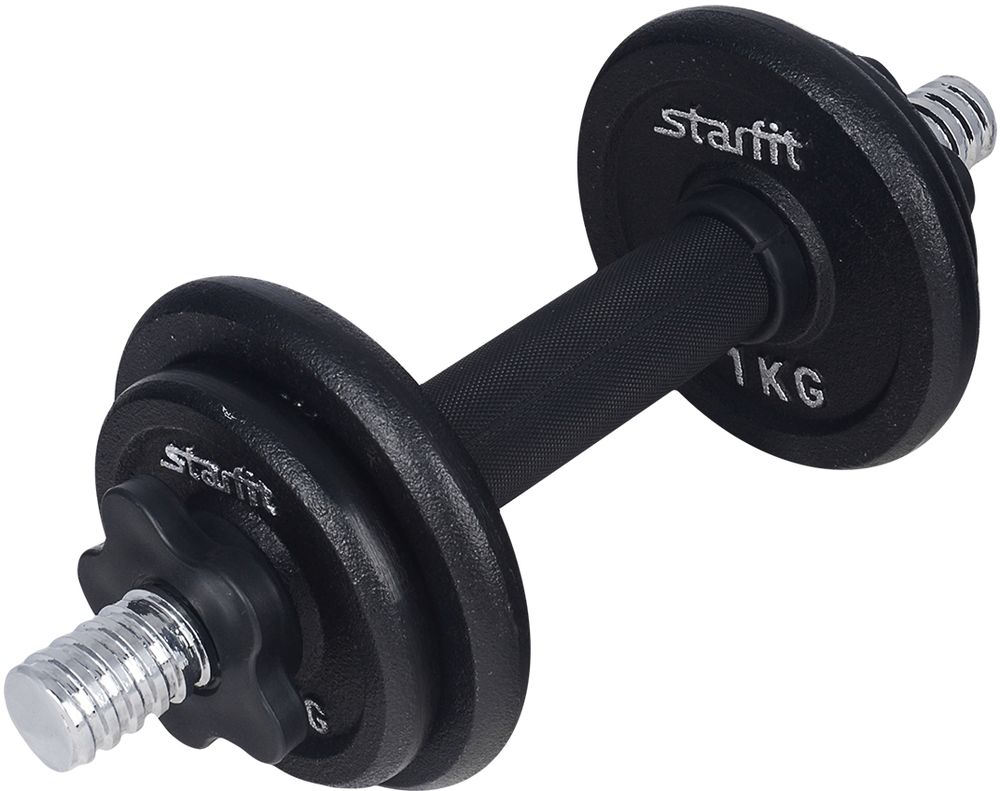 фото Гантель разборная чугунная STARFIT DB-703 4 кг (1 шт.)