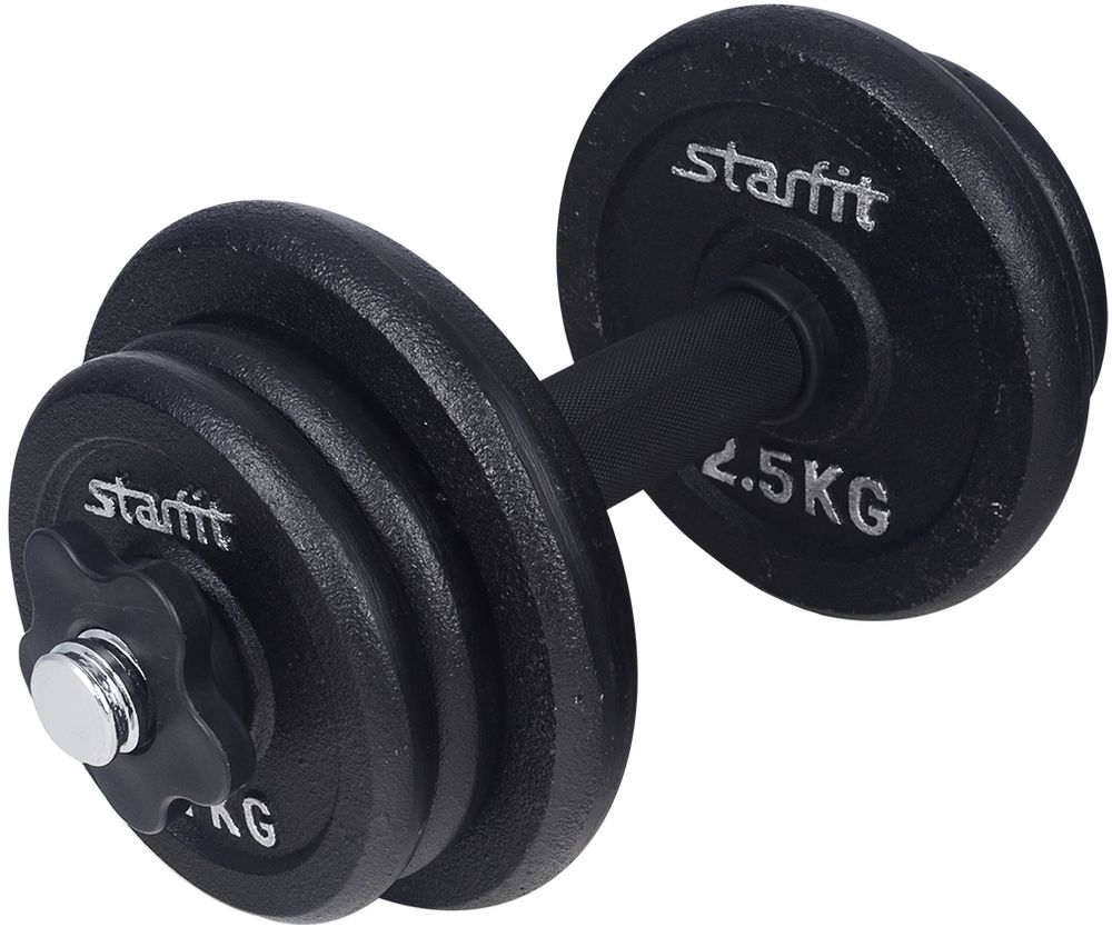 фото Гантель чугунная Starfit "DB-703", разборная, 10 кг