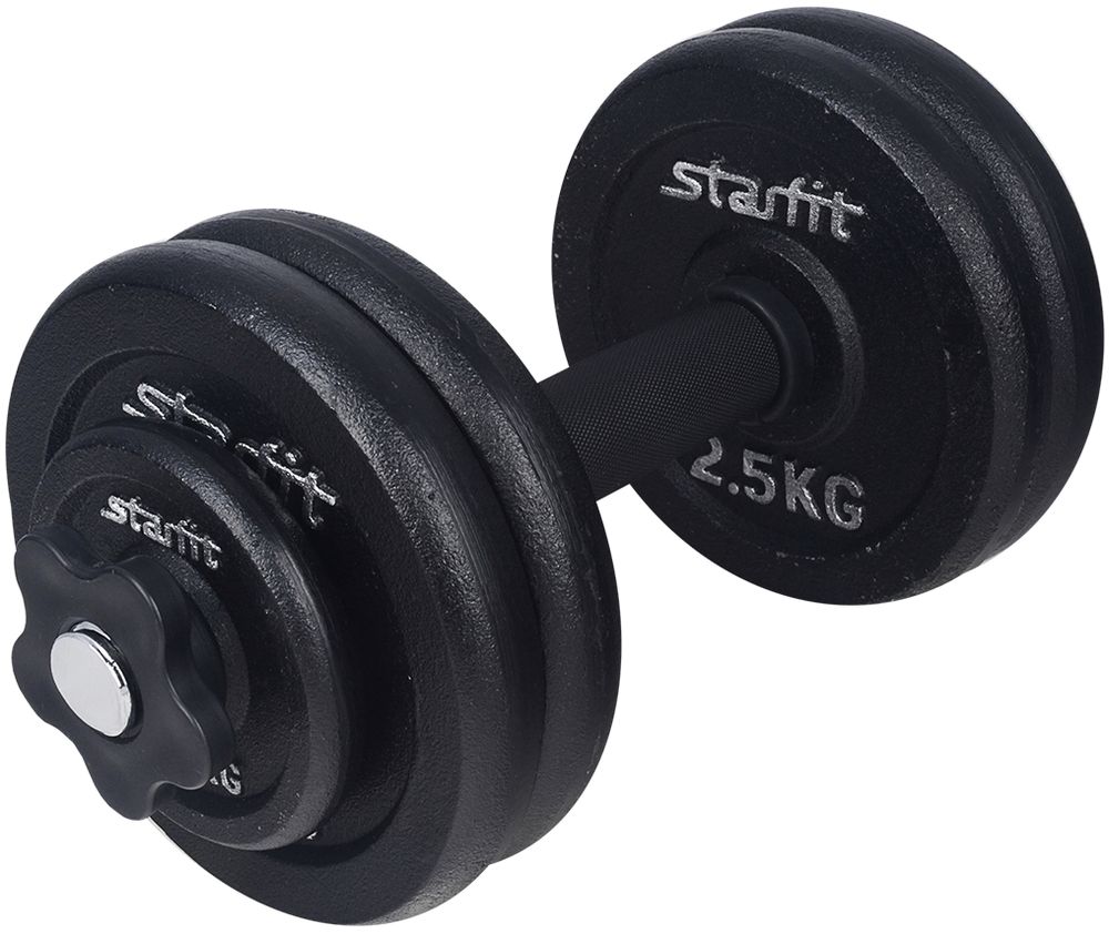 фото Гантель разборная чугунная STARFIT DB-703 12 кг (1 шт.)