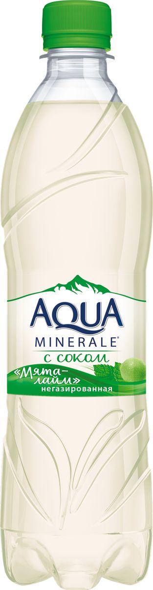 Aqua Minerale с соком Лайм-Мята напиток негазированный, 0,6 л