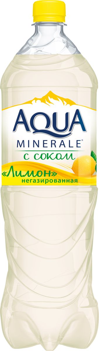Aqua Minerale с соком Лимон напиток негазированный, 1,5 л