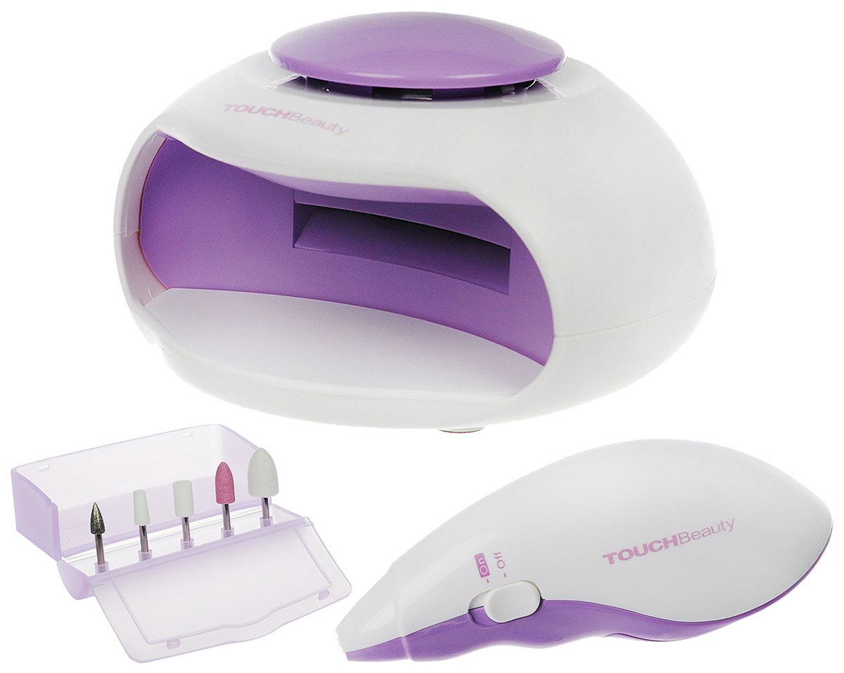 фото Touchbeauty Маникюрный набор 2в1 "Nail Beauty Kit", цвет: сиреневый. AS-1002