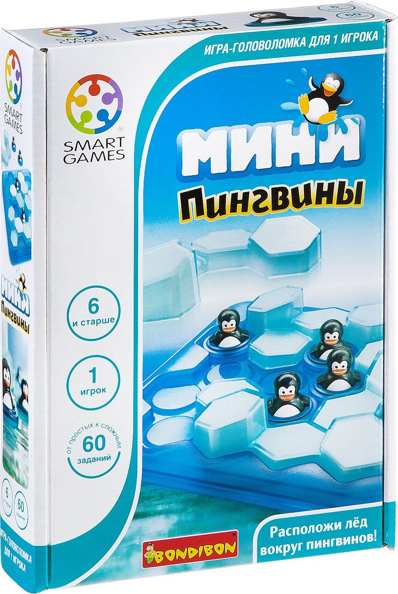 <b>Bondibon Настольная игра Мини-Пингвины</b> — купить в интернет ...