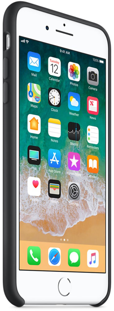 фото Apple Silicone Case чехол для iPhone 7 Plus/8 Plus, Black