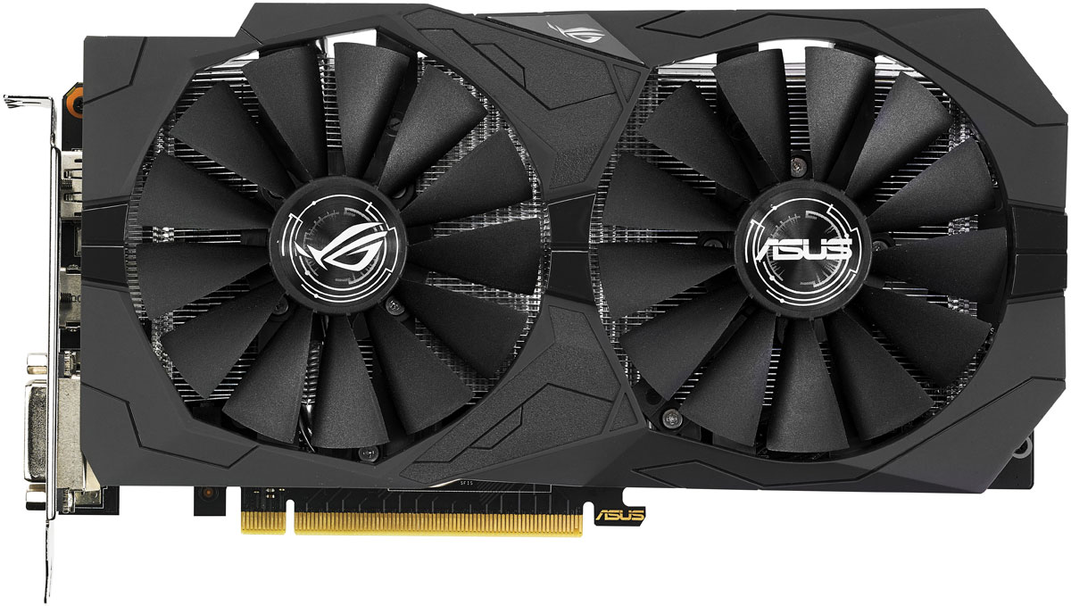 фото Видеокарта ASUS ROG Strix GeForce GTX 1050 OC 2GB, STRIX-GTX1050-O2G-GAMING