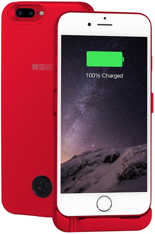 Interstep чехол-аккумулятор для Apple iPhone 7 Plus/6 Plus, Red (5000 мАч)