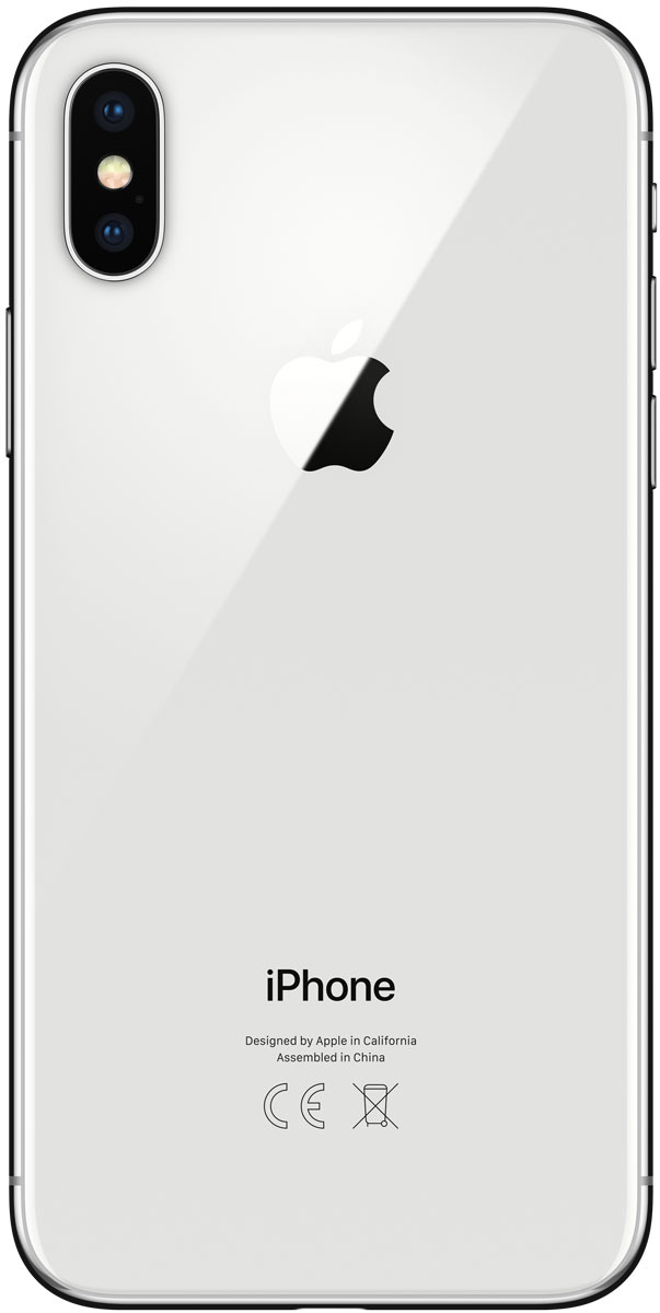 фото Смартфон Apple iPhone X 3/256GB, серебристый