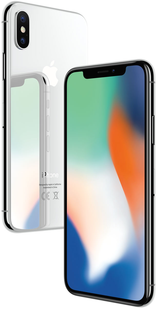 фото Смартфон Apple iPhone X 3/64GB, серебристый