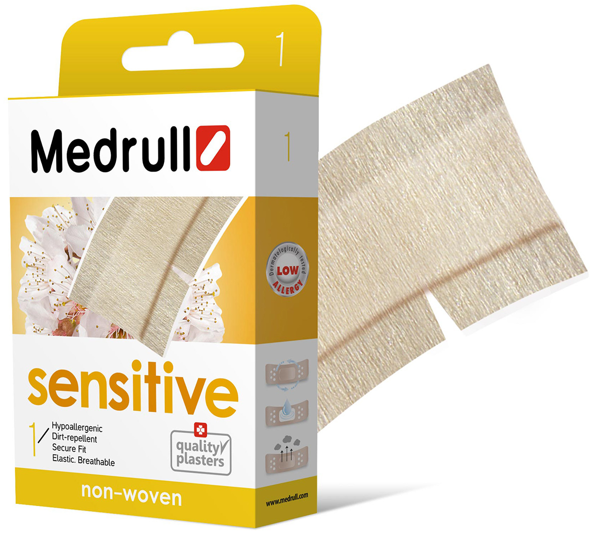 Лейкопластырь Medrull Medrull Пластырь "Sensitive", размер 50 см x 6 см ...