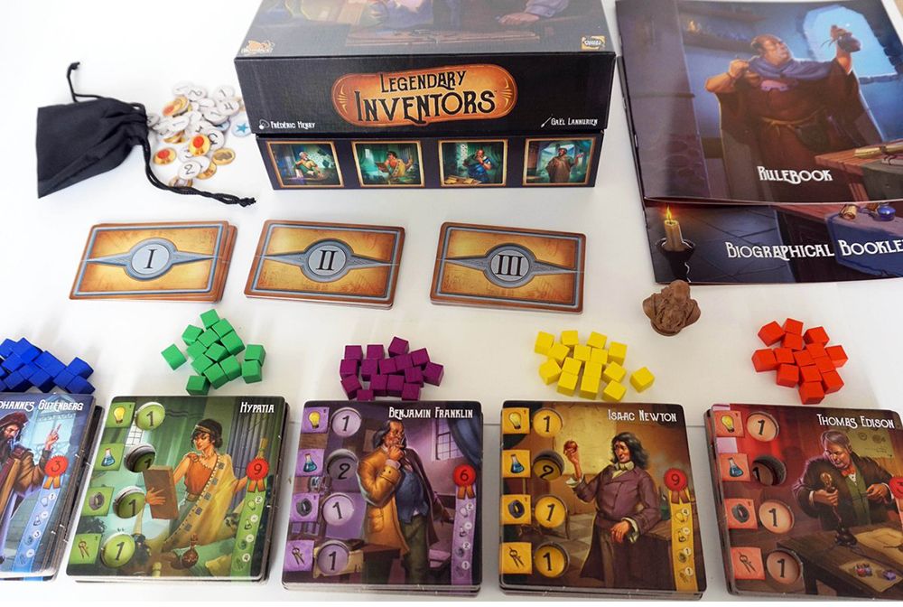 фото Asmodee Настольная игра Легендарные изобретатели Legendary Inventors