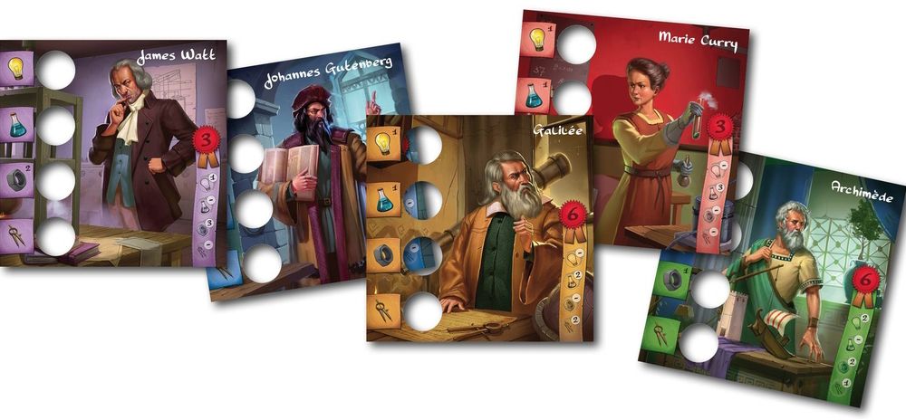 фото Asmodee Настольная игра Легендарные изобретатели Legendary Inventors