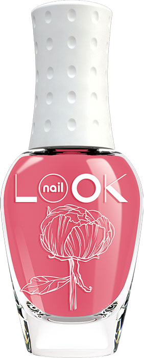 фото nailLOOK Лак для ногтей Trends Wild Peony, тон Carmin Rose, 8,5 мл