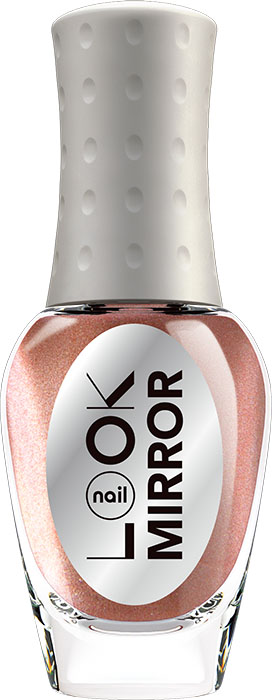 фото nailLOOK Лак для ногтей Trends Mirror Metallics, тон Super Cooper, 8,5 мл