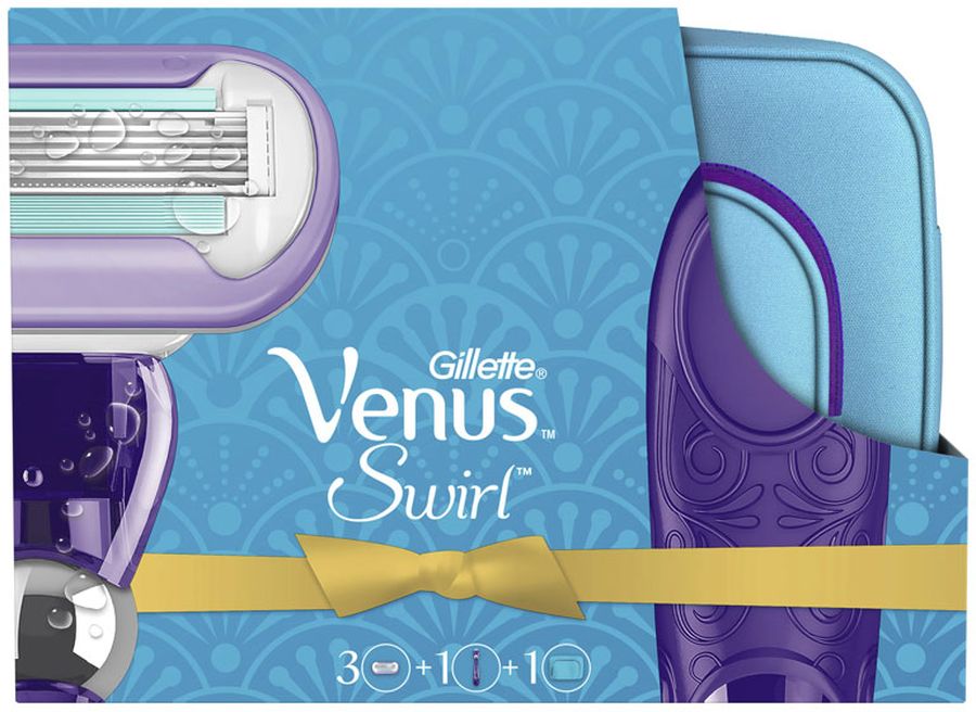 Venus Swirl Бритва В Подарочном Наборе + 2 Сменные кассеты
