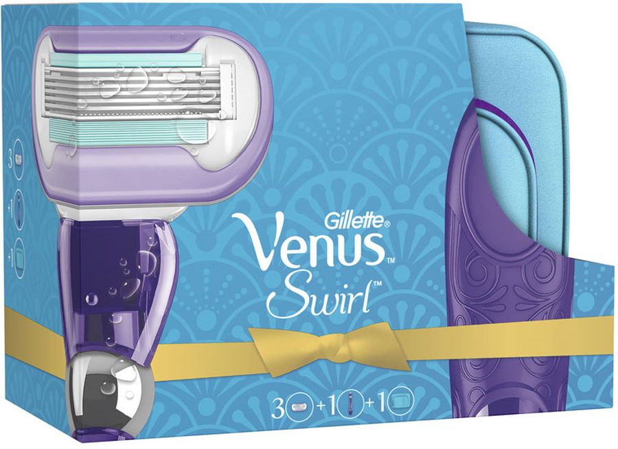 фото Venus Swirl Бритва В Подарочном Наборе + 2 Сменные кассеты Gillette venus