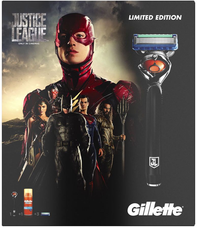 Подарочный набор Gillette Fusion бритвенный станок + 2 кассеты + гель ...