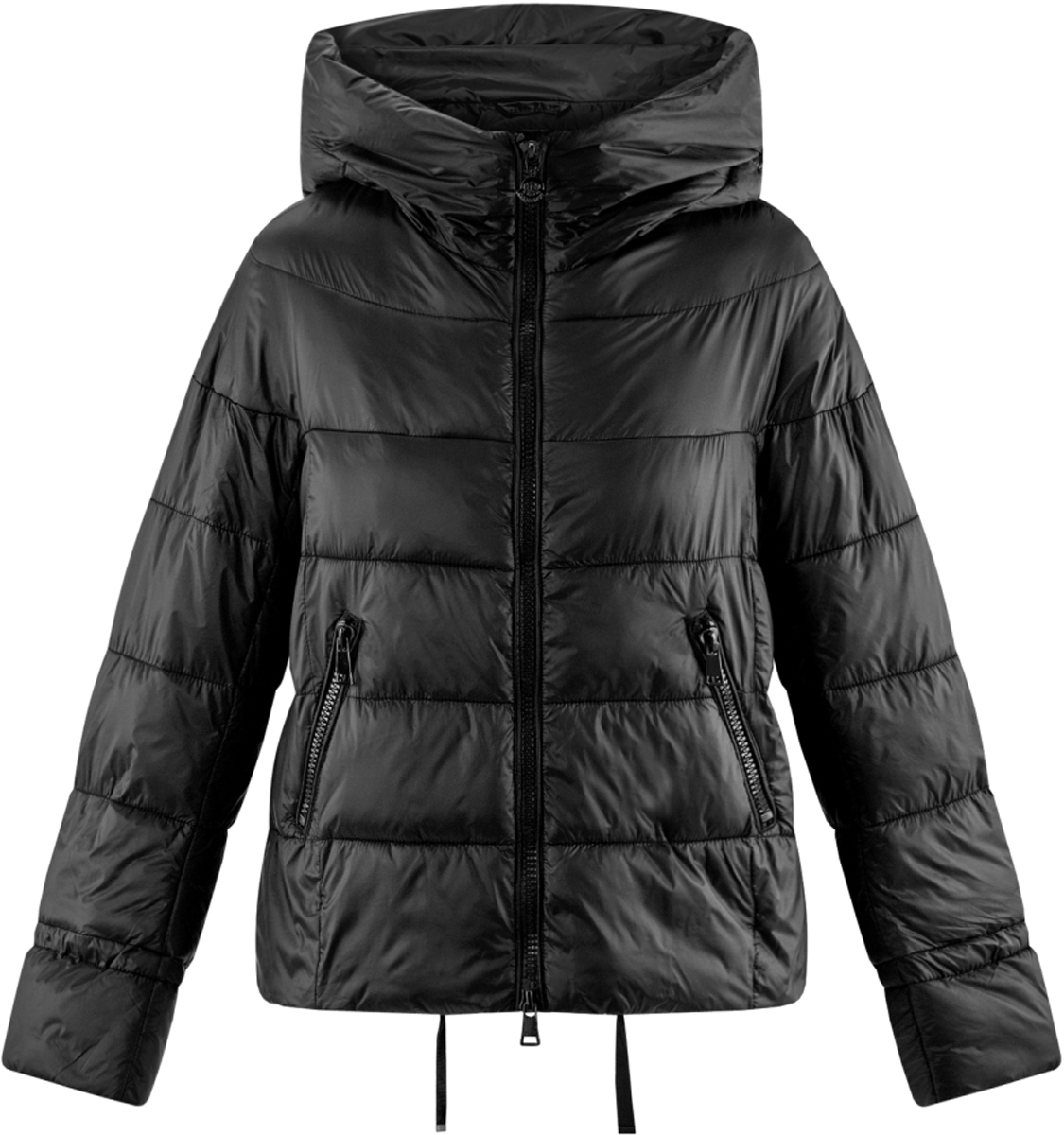 Oodji куртка утеплённая женская черная 10203083