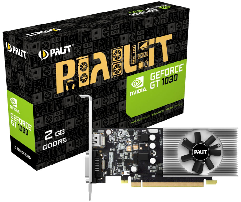 фото Видеокарта Palit GeForce GT 1030 2GB, NE5103000646-1080F