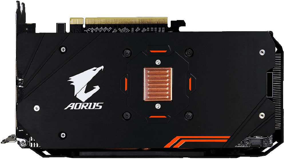 фото Видеокарта AMD (ATI) Radeon RX 570 Gigabyte PCI-E 4096Mb, GV-RX570AORUS-4GD